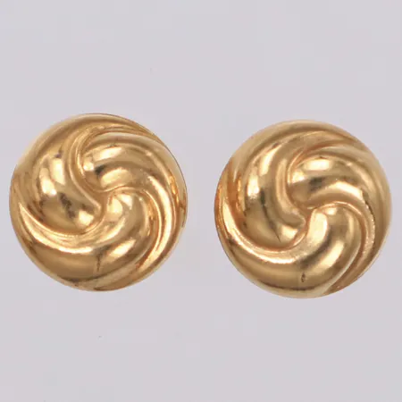 Ett par örhängen, Ø9,5mm, 18K  Vikt: 1,4 g