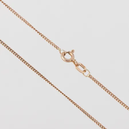 Collier 9k Pansar,längd ca 42 cm,bredd 1.2 mm. Vikt: 1,9 g