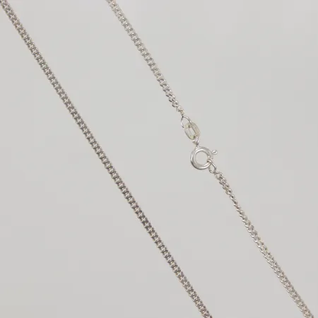 Kedja Pansar, 71cm, bredd 2,1mm, ojämnheter/skadad ögla, GFAB Silver 925/1000  Vikt: 8,6 g