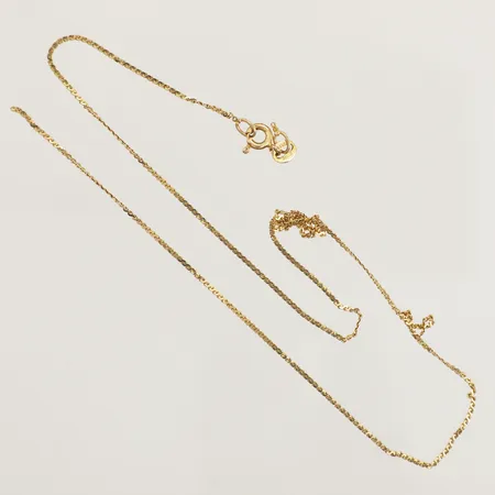 Kedja, trasig, 14K Vikt: 1,8 g