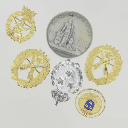 Medaljer, Silver Vikt: 56 g