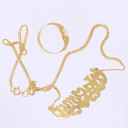 Diverse guld defekt 21K  Vikt: 7,5 g