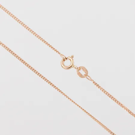 Collier 18k Pansar,längd ca 39 cm,bredd ca 1.1 mm. Vikt: 2,4 g
