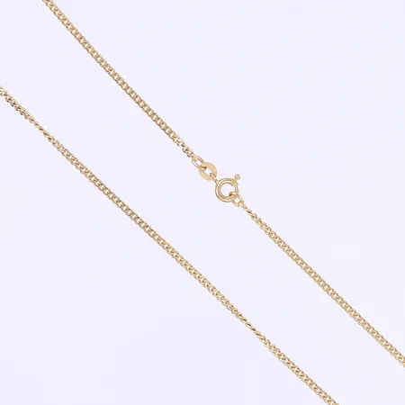 Halskedja pansar 50,5cm bredd 2mm 18K Vikt: 6,7 g