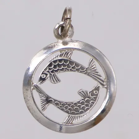 Hänge, längd 20,5mm, bredd 14,2mm, silver 835/1000 Vikt: 0,9 g