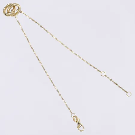 Armband ankarlänk längd 19cm bredd 1-7mm 18K Vikt: 1,8 g