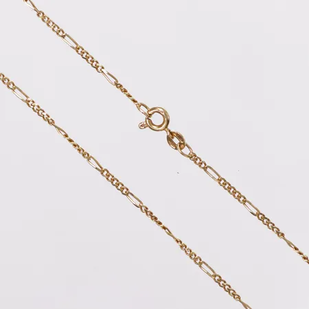 Kedja Figaro, längd 45cm, bredd 1,6mm, 18K Vikt: 4,1 g