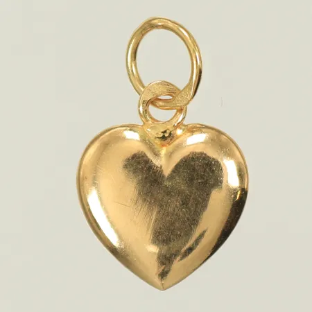 Hänge hjärta, 10x6mm, 18K, 0,5g Vikt: 0,5 g