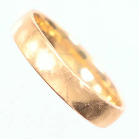 Ring slät Ø21¼, gravyr, 18K Vikt: 6,8 g