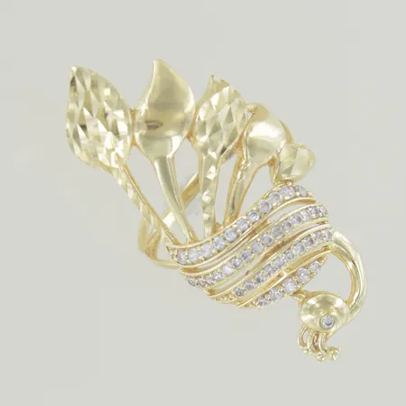 Ring med stenar, Ø 16½ mm, höjd 35 mm, 18K Vikt: 4,8 g