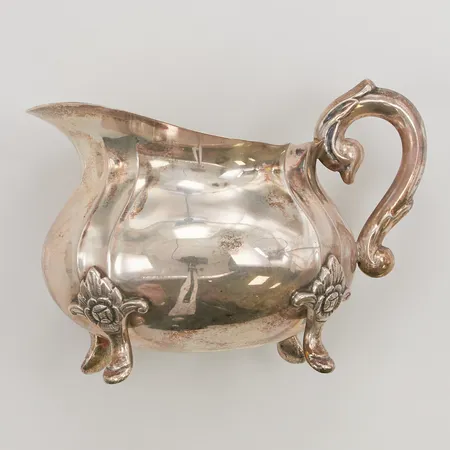 Gräddkanna, höjd ca 7cm, Nordisk Silverkonst, 1952, 830/1000 Silver 130,6g.