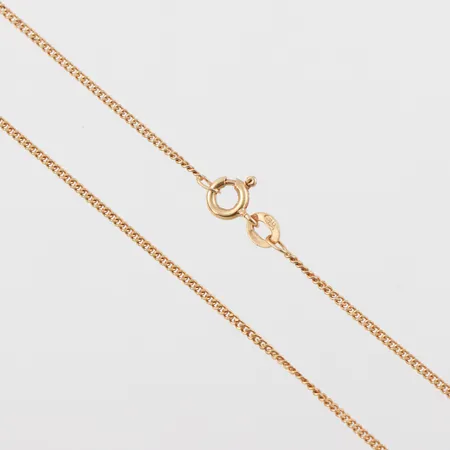 Collier 18k Pansar,längd ca 42 cm,bredd 1.3 mm. Vikt: 3 g