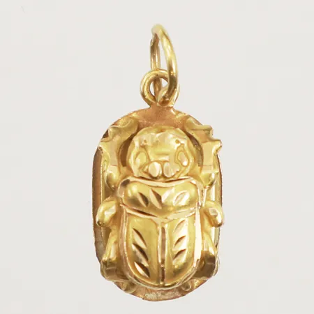 Hänge skarabé, längd 20mm, bredd 10mm, 18K Vikt: 1,2 g