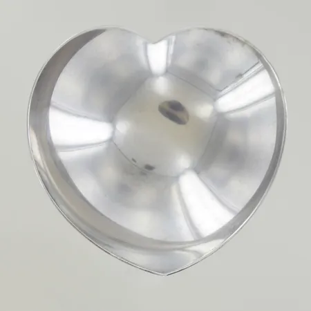 Askfat hjärta, diam 8 cm, Silver Vikt: 55,2 g