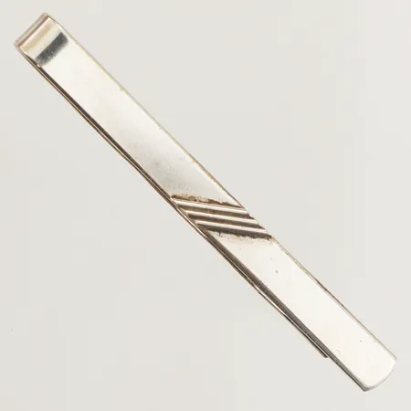 Slipsklämma, längd 55mm, bredd 5mm, 925/1000 silver Vikt: 5,9 g