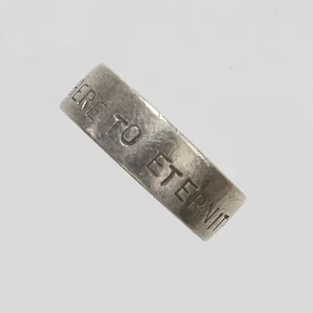 Ring Efva Attling From Here To Eternity, stl 17½, bredd 6,5mm, slitage, 925/1000 silver Vikt: 7,7 g
