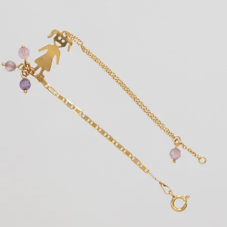 Barnarmband, defekt, 18K, bruttovikt: 2,8g Vikt: 2,8 g