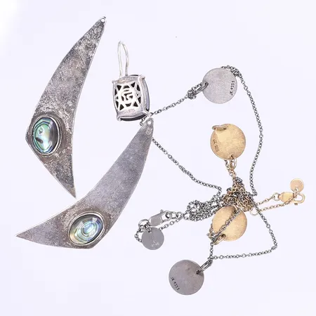 Diverse defekt silver 830-925/1000 Bruttovikt: 15,6g Vikt: 15,7 g