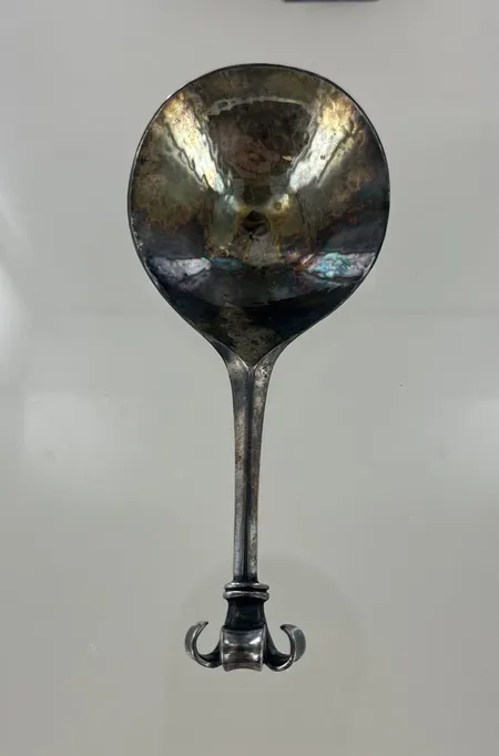 Supsked/bondsked år 1978, längd 13 cm, MGAB silver, 830/1000 Vikt: 50,3 g