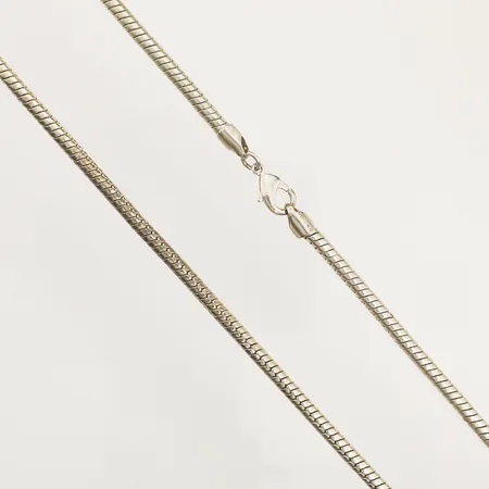 Kedja Ormlänk, ca 51cm, bredd 3,9mm, 925/1000 silver Vikt: 44,3 g