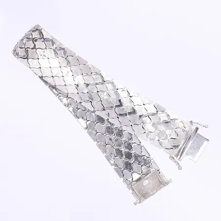 Armband längd 20cm bredd 2cm silver 830/1000 Vikt: 46,3 g