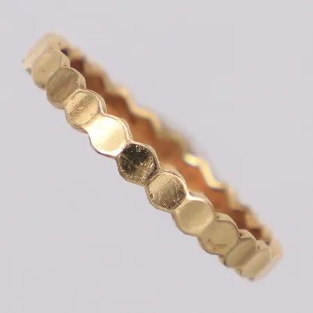 Ring, stl 15¼, bredd 2mm, 18K Vikt: 0,7 g