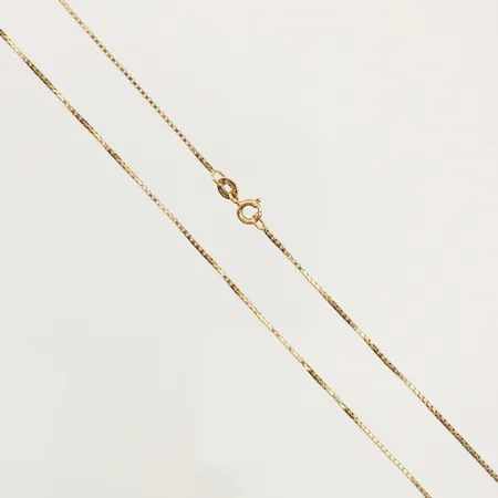 Kedja Venezia, ca 46,5cm, bredd 1mm, 18K Vikt: 3,4 g