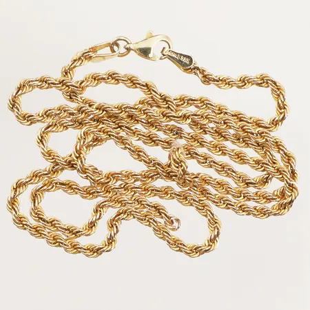 Kedja, trasig, 18K Vikt: 4 g