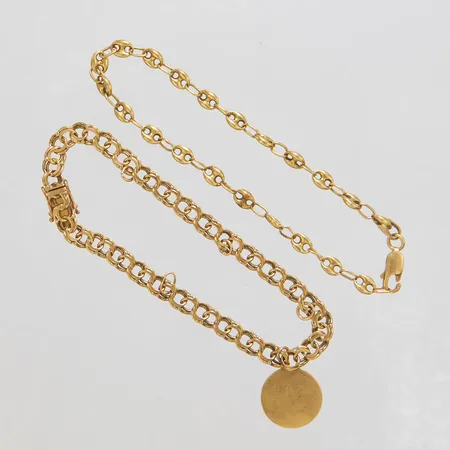 Diverse guld, skadade, slitage, 18K Vikt: 17,8 g