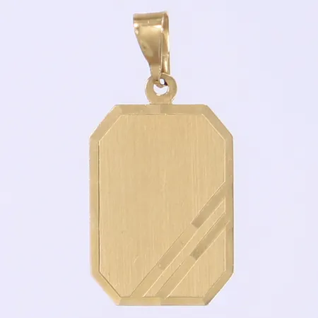 Hänge längd 25mm bredd 12mm 18K Vikt: 1,1 g