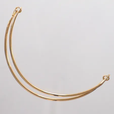 Collier Sandström & de Wit Ø11,5cm, stelt ledat öppningsbart, år 1990, 18K Vikt: 27,2 g