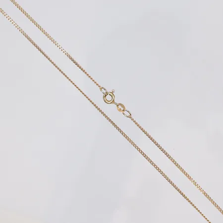 Kedja Pansar 43,5cm bredd 1mm 18K Vikt: 3,2 g