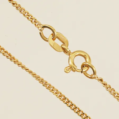 Kedja Pansar 36,5cm bredd 1,3mm 18K Vikt: 3 g