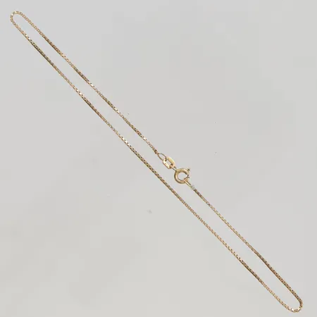 Fotlänk 27cm defekt lås, 14K 1,6g.
