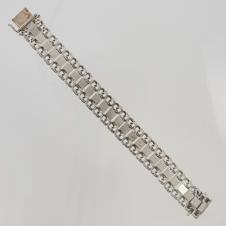 Armband 19,5cm bredd 18mm defekter 830/1000 Silver 33,3g.