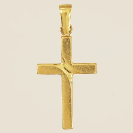 Hänge kors längd 18mm bredd 13mm 18K Vikt: 0,6 g
