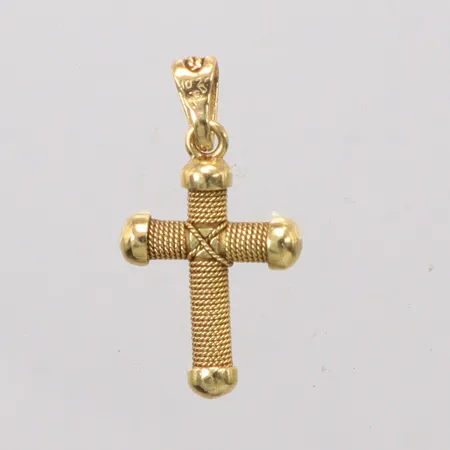 Kors 1,5 x 3,5cm, 18k Vikt: 4,6 g