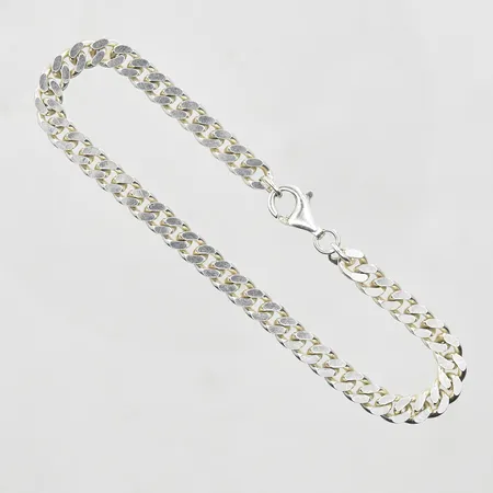 Armband Pansar GHA längd 20½cm, bredd 5mm, silver 925/1000. Vikt: 14,9 g