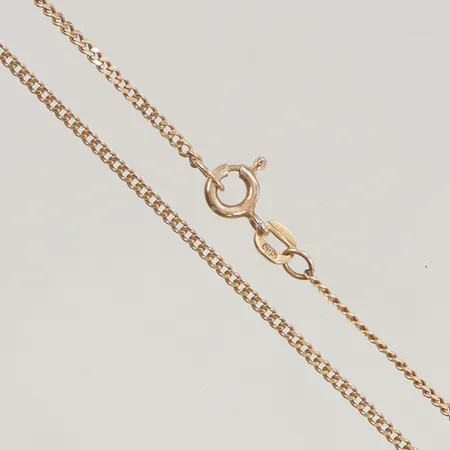 Kedja pansar 55cm bredd 1mm 14K 3,8g.