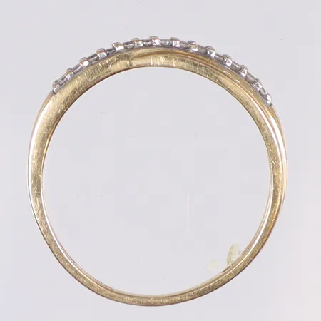 Slät ring, defekt skena, 18K Vikt: 3,2 g