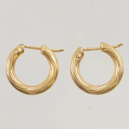 Örhängen 16mm 14K 1,5g.