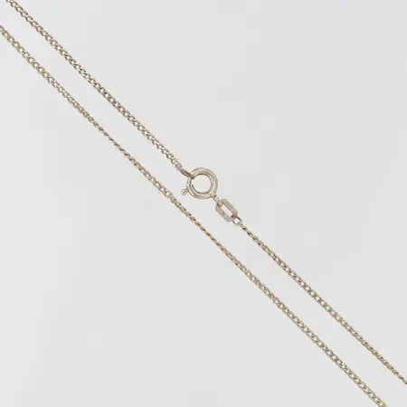 Kedja Pansar längd 49cm bredd 1,3mm Silver 925/1000.  Vikt: 2 g