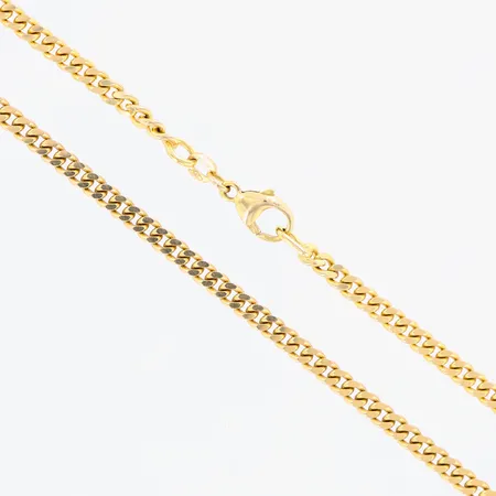 Kedja Pansar Balestra längd 47,5cm bredd 3mm 18K. Vikt: 20,2 g