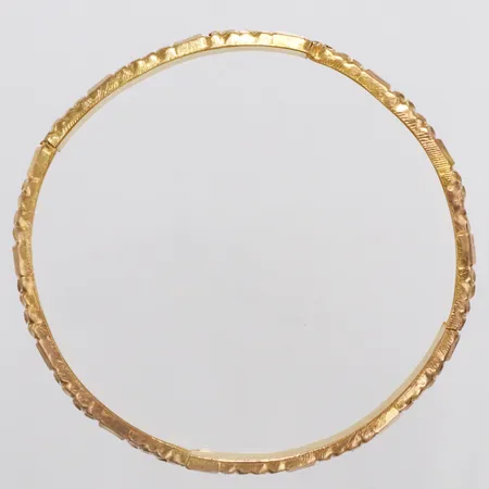 Armring ca Ø60mm, defekt, 21K Vikt: 8,6 g
