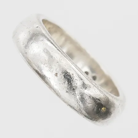 Ring slät stl:17, bredd 6mm, repor, silver 925/1000 Vikt: 7,8 g