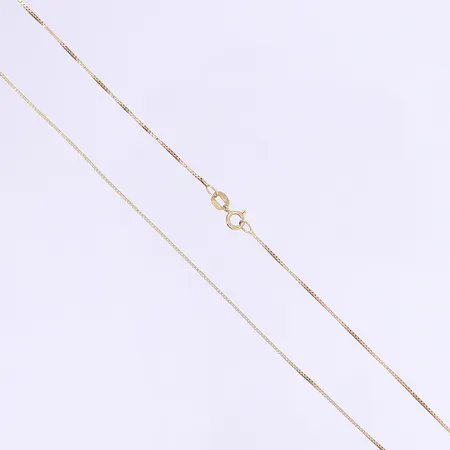 Halskedja Balestra Venezia längd 48cm bredd 1mm 18K Vikt: 2 g
