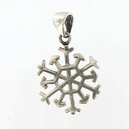 Hänge snöflinga 25mm, 925/1000 Silver Vikt: 1,4 g