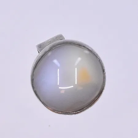 Ring med månsten stl:16½ silver 830/1000 8,0g Vikt: 8 g