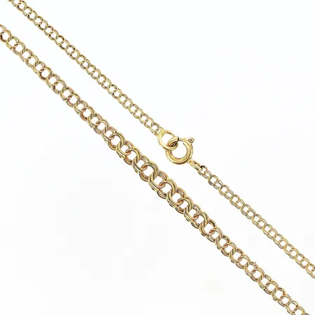 Collier Bismarck längd 42,5cm, doserat ca 2-5mm, 18K Vikt: 4,2 g