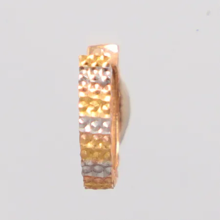 Ett udda örhänge Creol trefärgat Ø11,1mm, 18K Vikt: 0,8 g